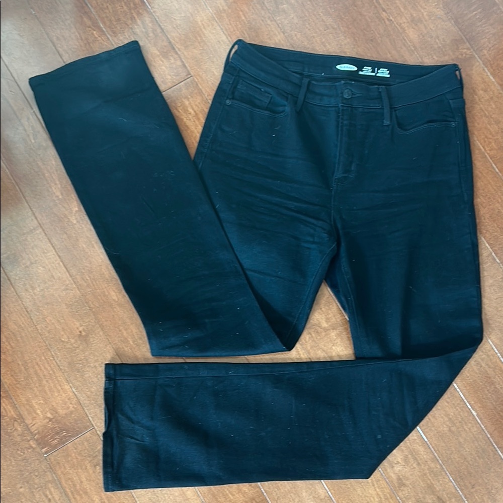 Old Navy Black Straight Leg Jeans